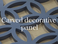 Carved decorative  panel
