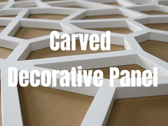 Carved decorative  panel