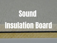 Inorganic Materials Sound Insulation Board E1 Grade Eco Friendly For Hotel Room
