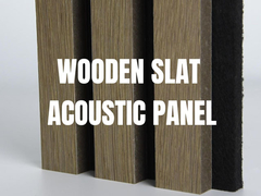 High-Performance Wood Slat Acoustic Panel Refined And Aesthetic Acoustic Upgrade