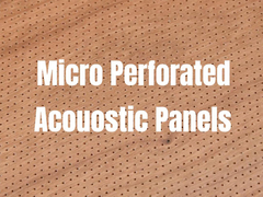 Micro Perforated MDF Panels Absorb Sound and Decorative Wall Panels