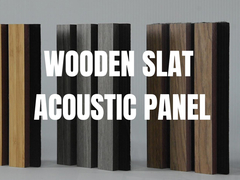 Fire Retardant Veneer Wood Slat Acoustic Wood Panel Superior Sound Absorption