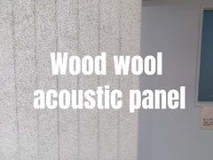 OEM Natural Color Acoustic Wood Wool Board E1 Grade Environmental Protection