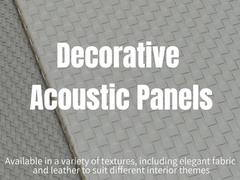 Eco-Friendly Design Decorative Acoustic Panels For Hospital And School