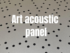 Design Aesthetics Aluminum Perforated Acoustic Panel For shopping mall