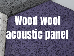 Thermal Insulation Acoustic Wood Wool Wall And Ceiling Panels 0.9NRC Decorative