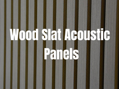 Noise Control Acoustic Wood Slat Panels For Walls And Ceilings 600x2400mm