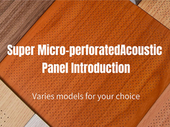 Micro Perdorated Acoustic Sheets Soundproofing Decorative Sound Absorption Panel