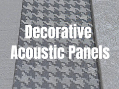 Comprehensive Color Availability Decorative Acoustic Panels Fabric Finish