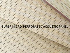 Interior Decorative Sound Absorbing Wall Panels Micro Perforation CE FSC Certified