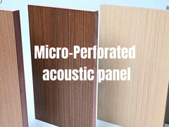 Eco Friendly Micro Perforated Acoustic Panels 15mm 18mm For Ceiling And Wall