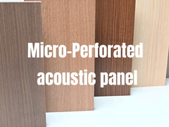 OEM Micro Perforated Acoustic Panels , Acoustic Wood Wall Panels BS476 PART7 Certified