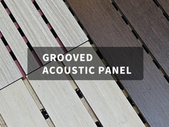 High-End Grooved Acoustic Wall Panels with Fire Resistance for Modern Interiors