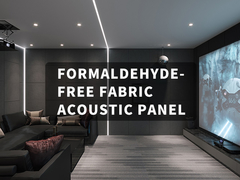 E1 Grade Eco Friendly Fabric Acoustic Panels Soundproof 25mm 50mm Thickness