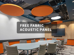 Formaldehyde Free Fabric Acoustic Panels Sound Proof Fabric Wrapped Wall Panels 32mm