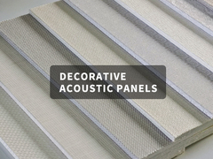 Dynamic Color Selection Decorative Acoustic Panels Fabric Finish