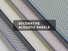 Portable And Lightweight Decorative Acoustic Panels Luxurious Surface Finishes