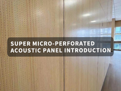 Micro-Perforated Acoustic Panel with Aluminum Honeycomb Core New design
