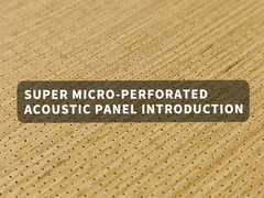 15mm 18mm Super Micro Perforated Acoustic Panels Interior Soundproofing Decor