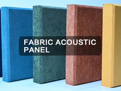 Stylish Fabric Wrapped PET Decorative Acoustic Panels For Child Hospital Wall