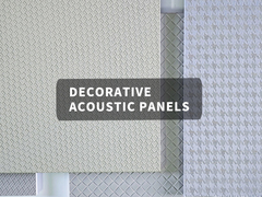 Leather Decorative Acoustic Panels Easy To Install For Indoor Decoration
