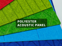 12mm 24mm 3D Polyester Fiber Acoustic Panel , Mold Resistant Polyester Acoustic Board