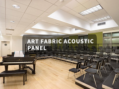 High-Density Fiber Acoustic Panel Eco-Friendly Dust Free For Schools Studios