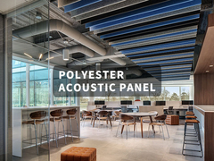 Various Color and Shapes 3D Polyester Acoustic Panels Lightweight For Absorption