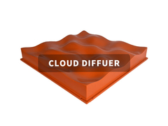 Eco Friendly Wood Acoustic Diffuser Panels , Sound Diffuser Wall Panels 600x600mm