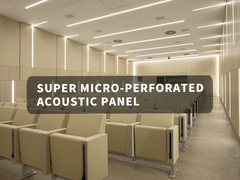 Micro Perforated Acoustic Wood Wall Panels Sound Barrier Sheets 1200X600 2400x1200mm