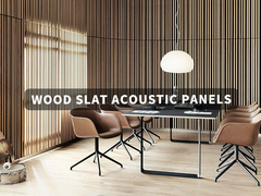 Black Oak Acoustic Wooden Slat Wall Panels 600x2400mm 0.85 NRC Sound Absorption
