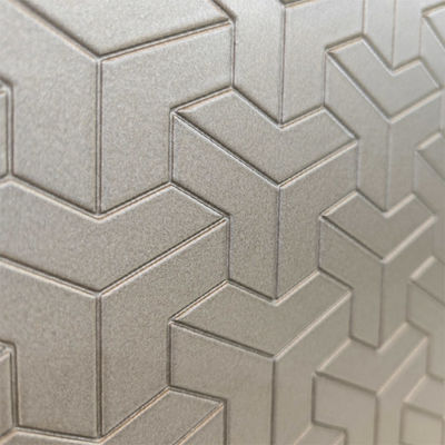 Innovative Design Embossed Veneer Wall Panels For House Decoration 2400mm