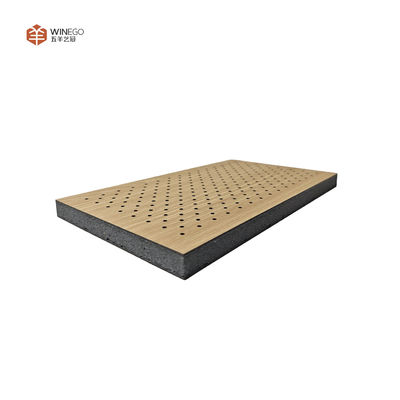Premium Perforated Acoustic Panel With Veneer Finish For Recording Studios