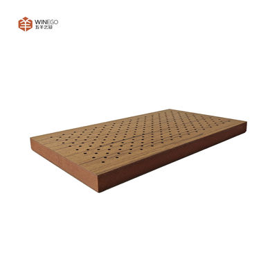 Elegant Wood Veneer Perforated Acoustic Panel for Studios & Auditoriums