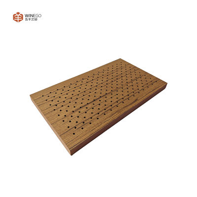 Elegant Wood Veneer Perforated Acoustic Panel for Studios & Auditoriums
