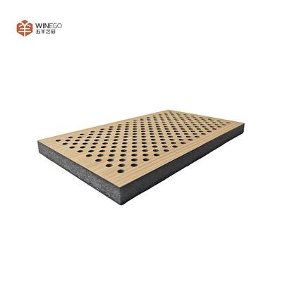Architectural Perforated Acoustic Panel Ceiling & Wall Installation for Auditoriums