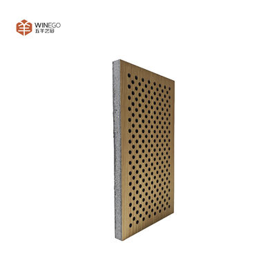 Architectural Perforated Acoustic Panel Ceiling & Wall Installation for Auditoriums