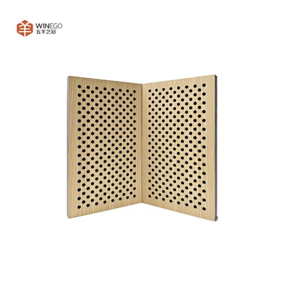 Architectural Perforated Acoustic Panel Ceiling & Wall Installation for Auditoriums