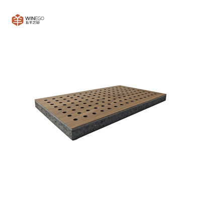High Fire-Resistant Perforated Acoustic Panel Safe for Public Spaces Wall and Ceiling