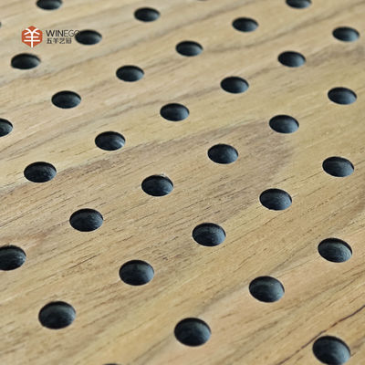 High Fire-Resistant Perforated Acoustic Panel Safe for Public Spaces Wall and Ceiling