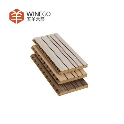High-End Grooved Acoustic Wall Panels with Fire Resistance for Modern Interiors