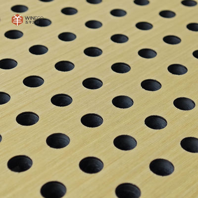 Fire-Resistant Perforated Acoustic Panel For Cinema Wall and ceilling Soundproofing