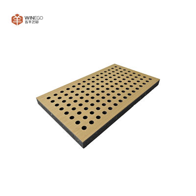 Fire-Resistant Perforated Acoustic Panel For Cinema Wall and ceilling Soundproofing