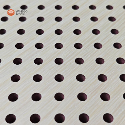 Stylish Finish Perforated Acoustic Panel For Luxury Hotel Acoustic Decoration