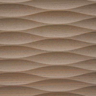 Embossed 3D Decorative Wall Panels Veneered MDF Board For TV Background