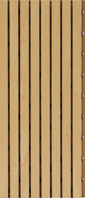 15mm 18mm 21mm Grooved Acoustic Wood Wall Panels for Sound Absorbing Decoration