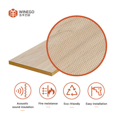 Micro Perforated MDF Panels Absorb Sound and Decorative Wall Panels