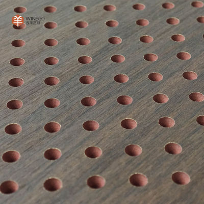 Thermal Stable Perforated Acoustic Panel For Multimedia Rooms Wall and ceiling